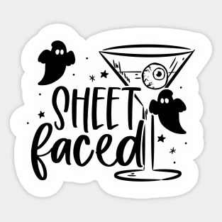 Sheet Faced | Halloween Vibes Sticker